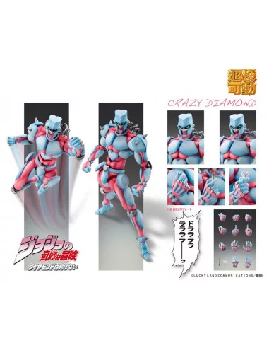 es::JoJo's Bizarre Adventure Figura Super Action Chozokado Josuke Higashikata 15 cm