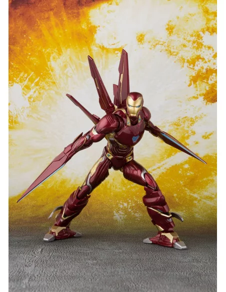 es::Vengadores Infinity War Figura S.H. Figuarts Iron Man MK50 Nano Weapons Tamashii Web Ex. 16 cm
