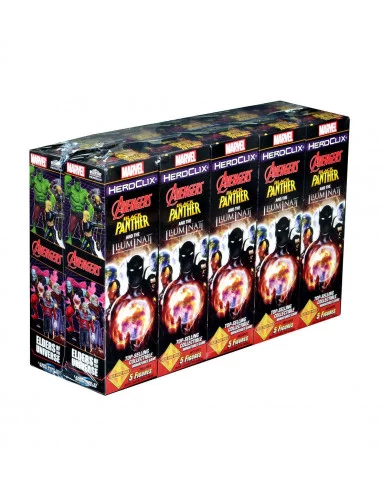 es::Marvel HeroClix: Avengers Black Panther and the Illuminati Booster Brick 10 cajas sorpresa
