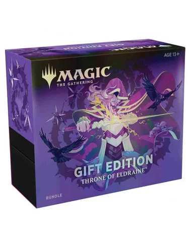 es::Magic the Gathering Throne of Eldraine Bundle Holiday Gift Edition en inglés