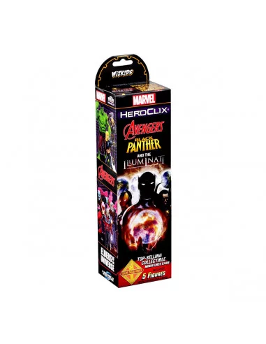 es::Marvel HeroClix: Avengers Black Panther and the Illuminati Booster 5 figuras
