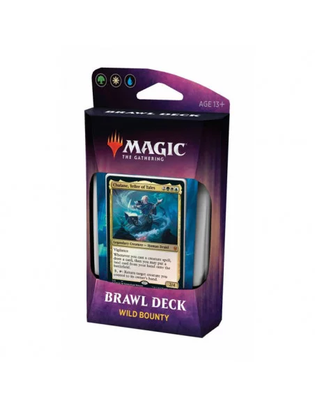 es::Magic the Gathering Throne of Eldraine Wild Bounty Mazo de Brawl en inglés