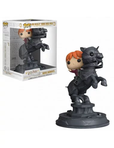es::Harry Potter POP! Movie Moments Vinyl Figura Ron Riding Chess Piece 21 cm