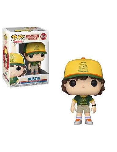 es::Stranger Things POP! TV Vinyl Figura Dustin At Camp 9 cm