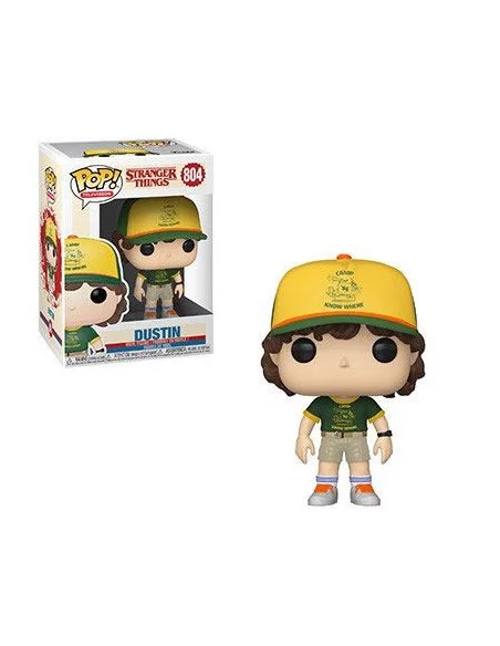 es::Stranger Things POP! TV Vinyl Figura Dustin At Camp 9 cm