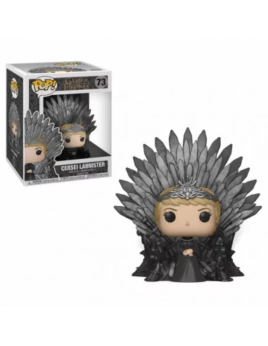 es::Juego de Tronos POP! Deluxe Vinyl Figura Cersei Lannister on Iron Throne 15 cm
