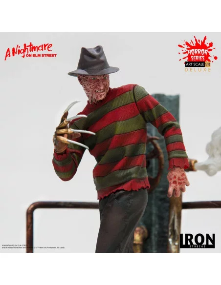 es::Pesadilla en Elm Street Estatua 1/10 Art Scale Freddy Krueger Deluxe 19 cm