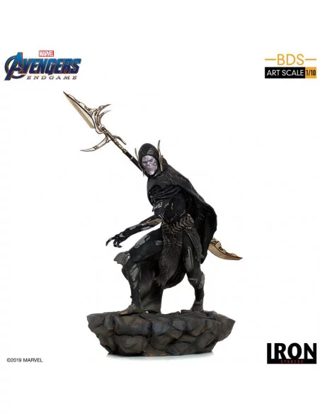 es::Vengadores: Endgame Estatua BDS Art Scale 1/10 Corvus Glaive Black Order 27 cm