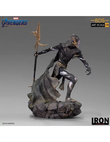 es::Vengadores: Endgame Estatua BDS Art Scale 1/10 Corvus Glaive Black Order 27 cm