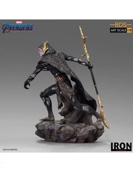 es::Vengadores: Endgame Estatua BDS Art Scale 1/10 Corvus Glaive Black Order 27 cm