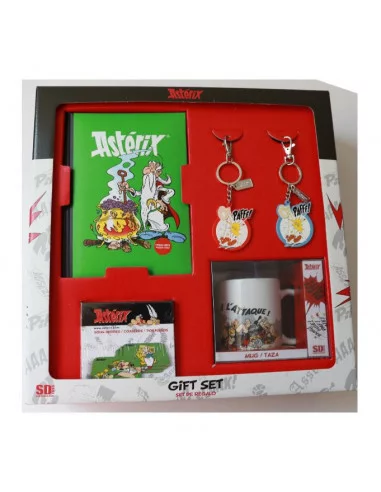 es::Astérix Set de Regalo 2018: Libreta + taza + llaveros + posavasos