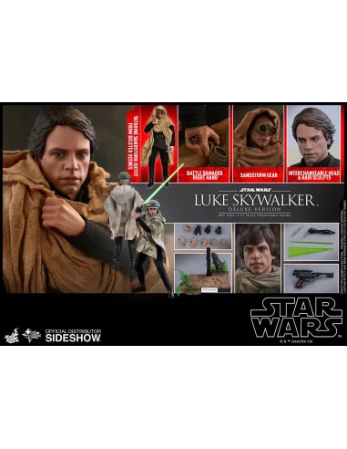 es::Star Wars Episode VI Figura 1/6 Luke Skywalker Endor Deluxe Ver. Hot Toys 28 cm
