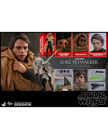 es::Star Wars Episode VI Figura 1/6 Luke Skywalker Endor Deluxe Ver. Hot Toys 28 cm