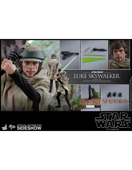 es::Star Wars Episode VI Figura 1/6 Luke Skywalker Endor Hot Toys 28 cm