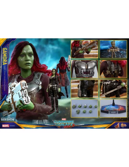 es::Guardianes de la Galaxia Vol. 2 Figura 1/6 Gamora Hot Toys 28 cm