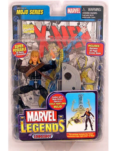 es::Marvel Legends Figura Longshot Embalaje dañado 15 cm