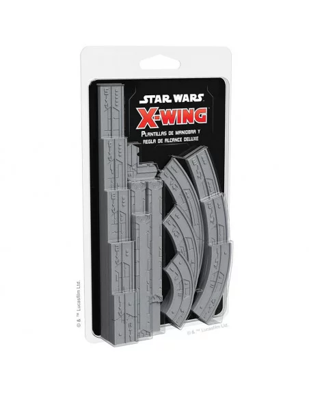 es::X-wing 2ª Edición: Plantillas de maniobra y regla de alcance Deluxe