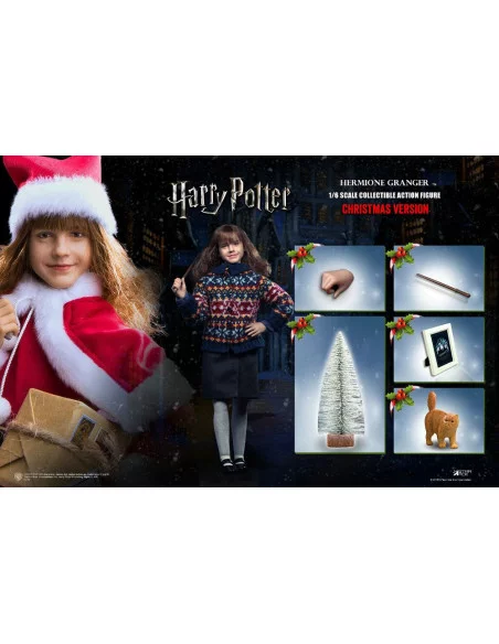 es::Harry Potter My Favourite Movie Figura 1/6 Hermione Child XMAS Version 25 cm