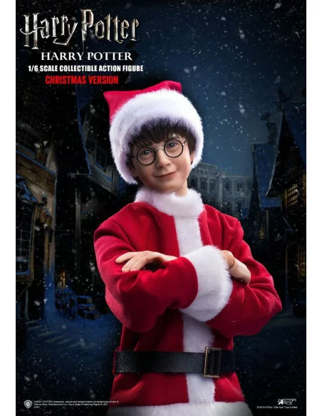 es::Harry Potter My Favourite Movie Figura 1/6 Harry Child XMAS Version 25 cm