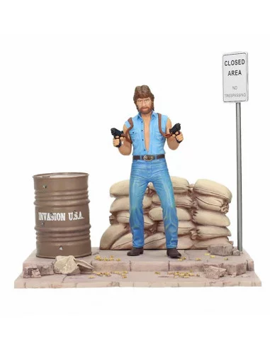 es::MGM Set de lujo figura y diorama Matt Hunter Tough Guy Invasion U.S.A 18 cm