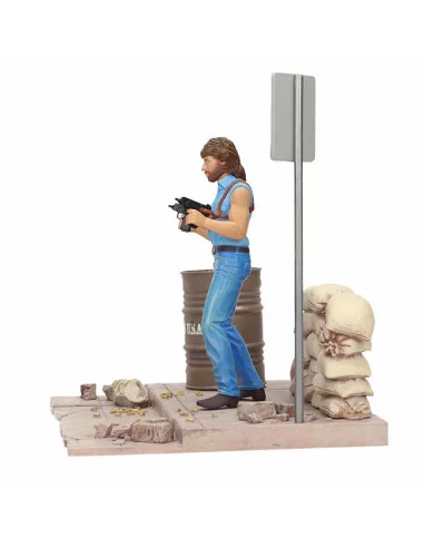 es::MGM Set de lujo figura y diorama Matt Hunter Tough Guy Invasion U.S.A 18 cm