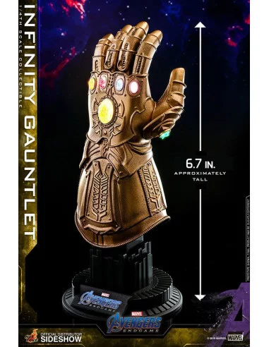 es::Vengadores: Endgame réplica 1/4 Infinity Gauntlet Hot Toys 17 cm