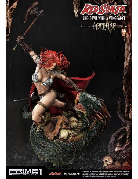 es::Red Sonja Estatua Red Sonja She-Devil with a Vengeance Deluxe Version 79 cm