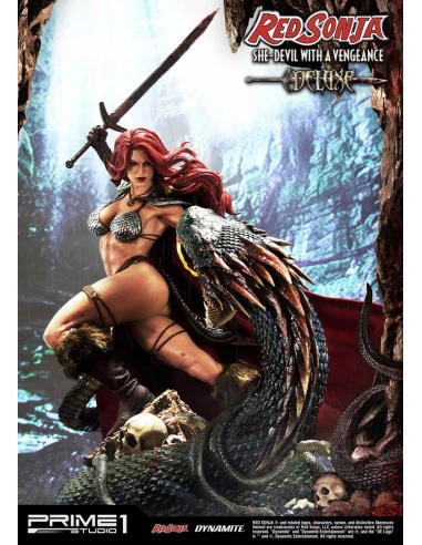 es::Red Sonja Estatua Red Sonja She-Devil with a Vengeance Deluxe Version 79 cm