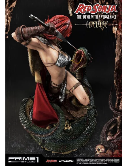 es::Red Sonja Estatua Red Sonja She-Devil with a Vengeance Deluxe Version 79 cm