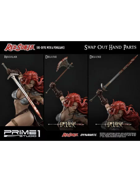 es::Red Sonja Estatua Red Sonja She-Devil with a Vengeance Deluxe Version 79 cm