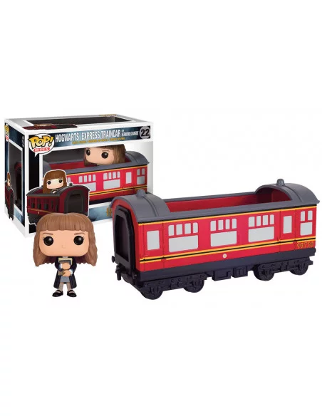 es::Harry Potter POP! Rides Vinyl Vehicle with Figure Hogwarts Express Traincar 1 & Hermione 12 cm