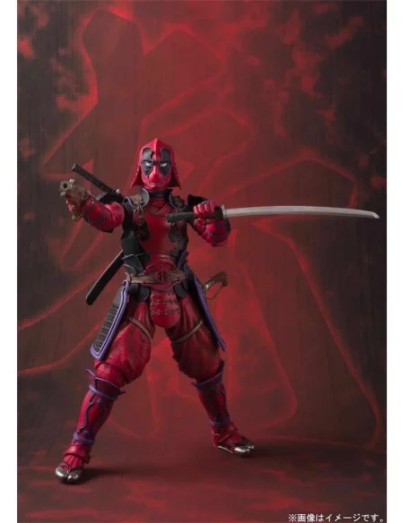 es::Marvel Comics Figura Meisho Manga Realization Deadpool Samurai 18 cm