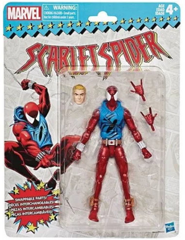 es::Marvel Legends Classic Vintage Figura Scarlet Spider 15 cm