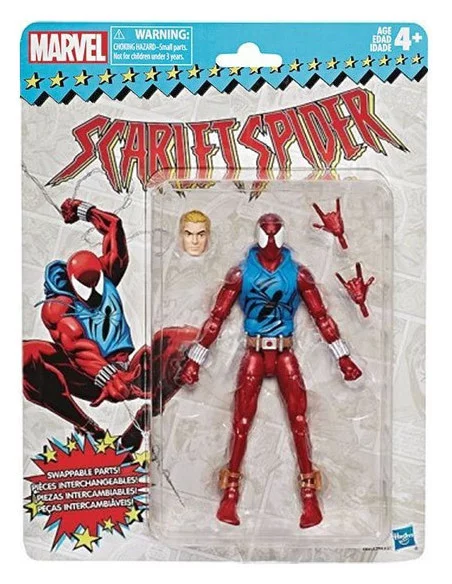 es::Marvel Legends Classic Vintage Figura Scarlet Spider 15 cm