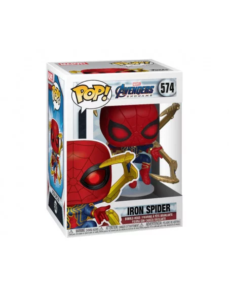 es::Avengers: Endgame POP! Movies Vinyl Figura Iron Spider w/Nano Gauntlet 9 cm