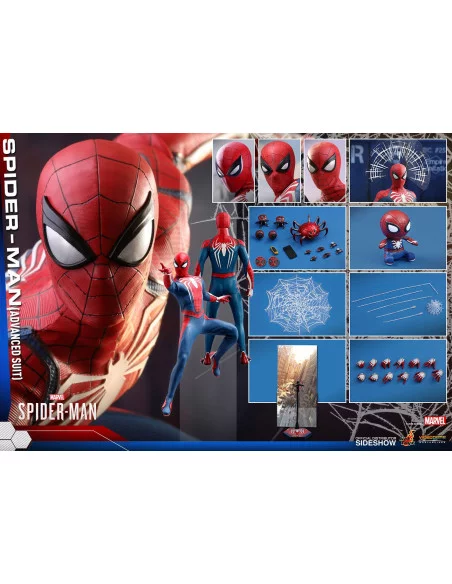 es::Marvel's Spider-Man Figura Videogame Masterpiece 1/6 Spider-Man Advanced Suit Hot Toys 30 cm es::Marvel's Spider-Man Figura Videogame Masterpiece 1/6 Spider-Man Advanced Suit Hot Toys 30 cm