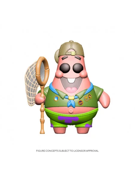 es::Bob Esponja 2020 POP! Vinyl Figura Patrick Camping Gear 9 cm