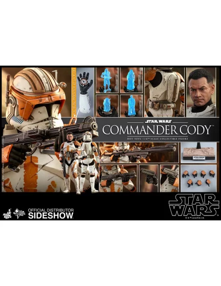 es::Star Wars Episode III Figura 1/6 Commander Cody Hot Toys 30 cm