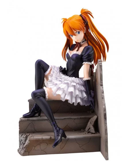 es::Neon Genesis Evangelion Estatua 1/7 Asuka Sohryu Langley Gothic & Lolita Costume ver. 18 cm