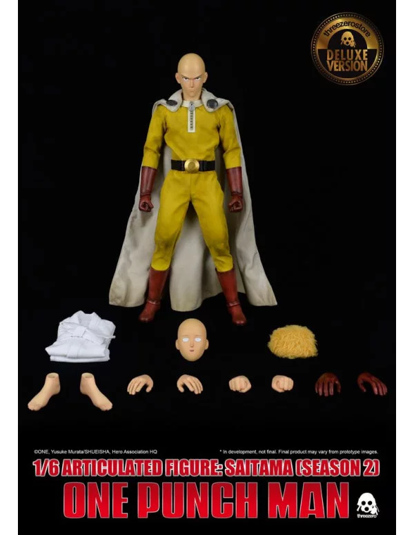 One Punch Man Action Figure 1/6 Saitama (Season 2) Deluxe Version