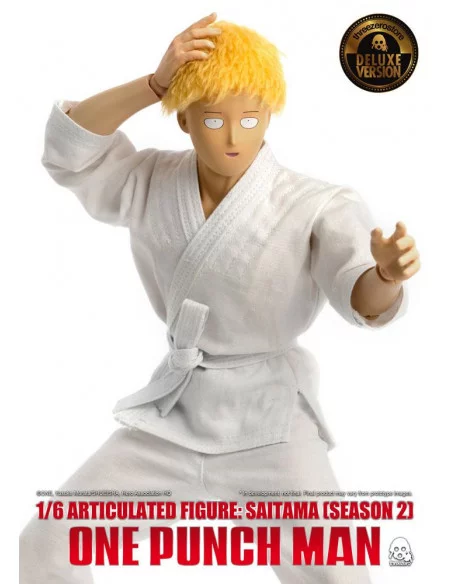 es::One Punch Man Figura 1/6 Saitama Season 2 Deluxe Version 30 cm