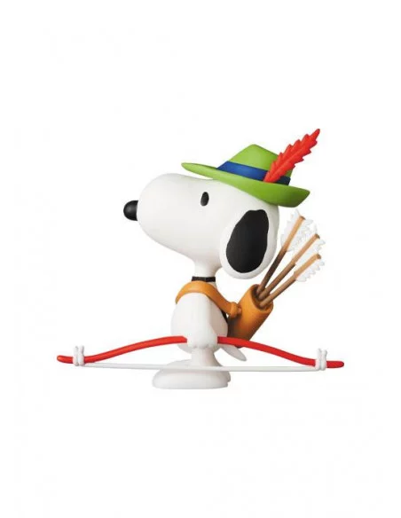 es::Peanuts Minifigura UDF Serie 11 Robin Hood Snoopy 7 cm