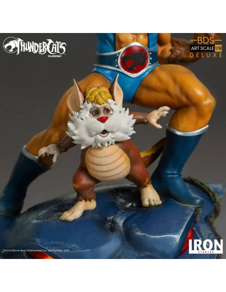 es::ThunderCats: Los felinos cósmicos Estatua BDS Art Scale 1/10 Lion-O & Snarf Deluxe 43 cm