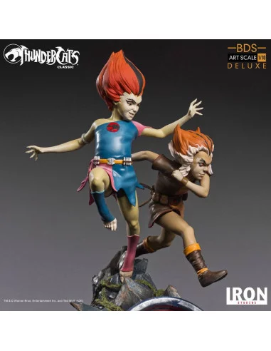 es::ThunderCats: Los felinos cósmicos Estatua BDS Art Scale 1/10 WilyKit & WilyKat Deluxe 22 cm