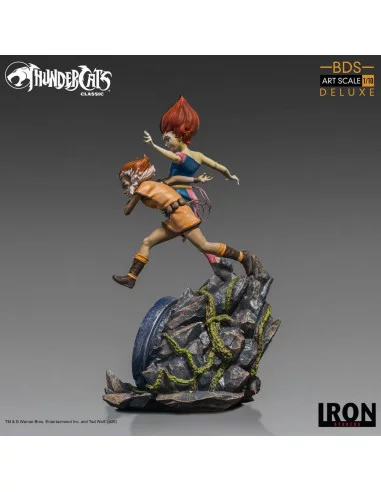 es::ThunderCats: Los felinos cósmicos Estatua BDS Art Scale 1/10 WilyKit & WilyKat Deluxe 22 cm