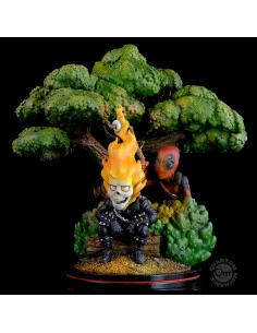 es::Marvel Diorama Q-Master Deadpool x Ghost Rider 28 cm