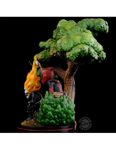 es::Marvel Diorama Q-Master Deadpool x Ghost Rider 28 cm