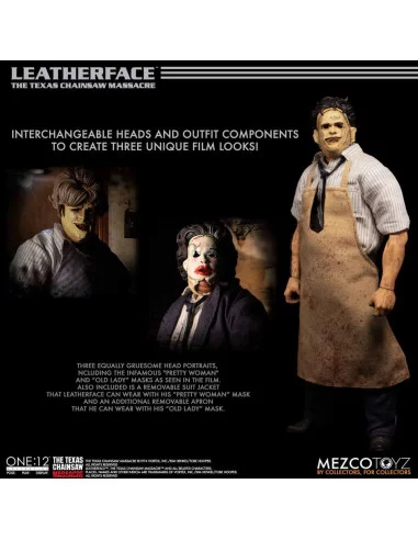es::La Matanza de Texas Figura 1/12 Leatherface Deluxe Edition One:12 Collective 17 cm