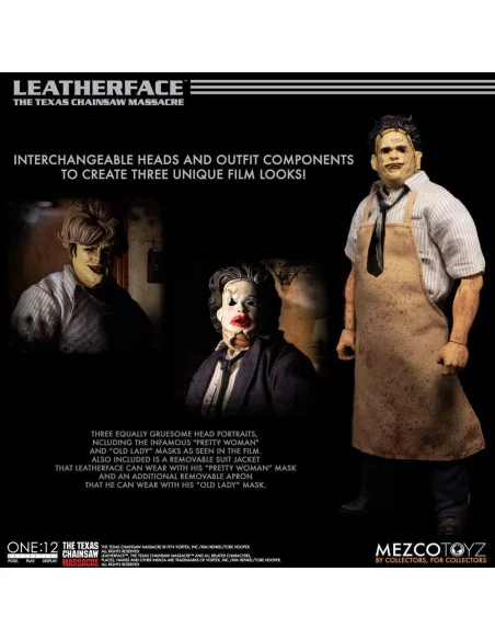 es::La Matanza de Texas Figura 1/12 Leatherface Deluxe Edition One:12 Collective 17 cm