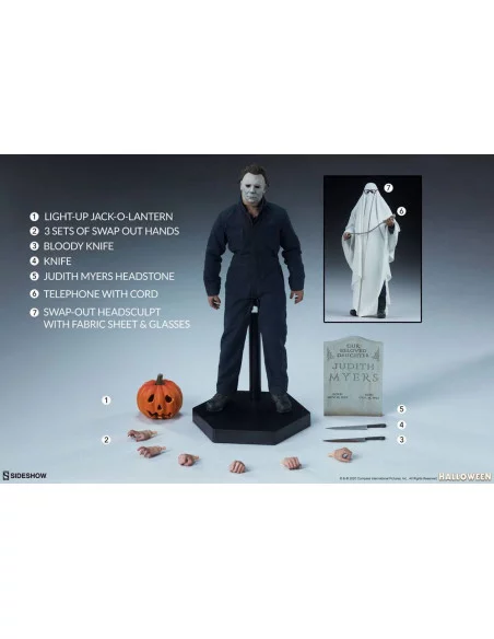 es::Halloween Figura 1/6 Michael Myers Sideshow 30 cm.